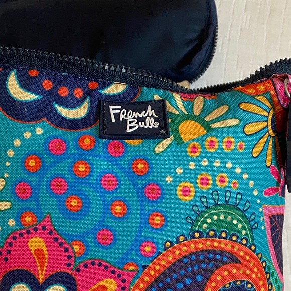 FRENCH BULL  Colorful Floral Cosmetic Bag - Picture 8 of 11